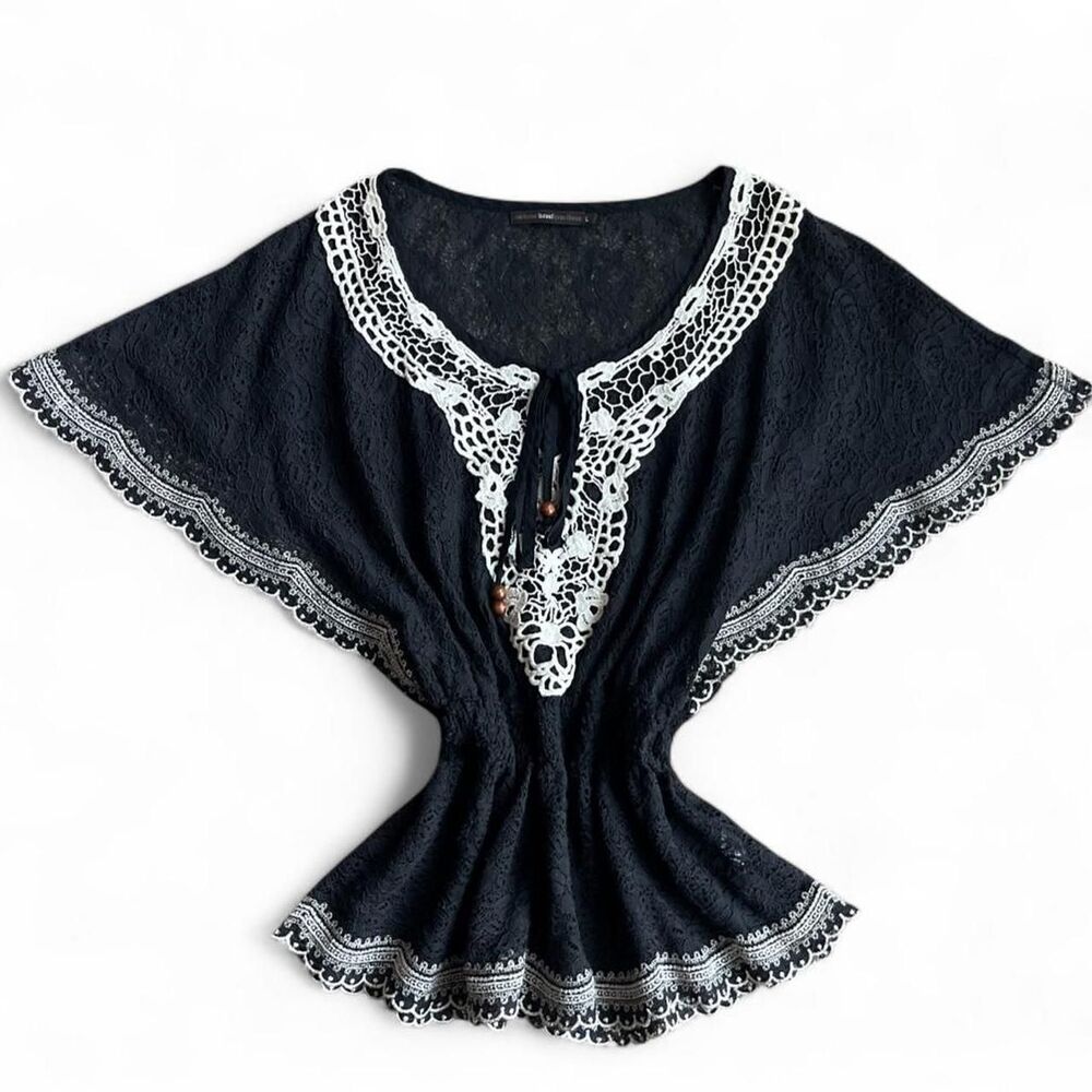 Hazel Women's Black Blouse